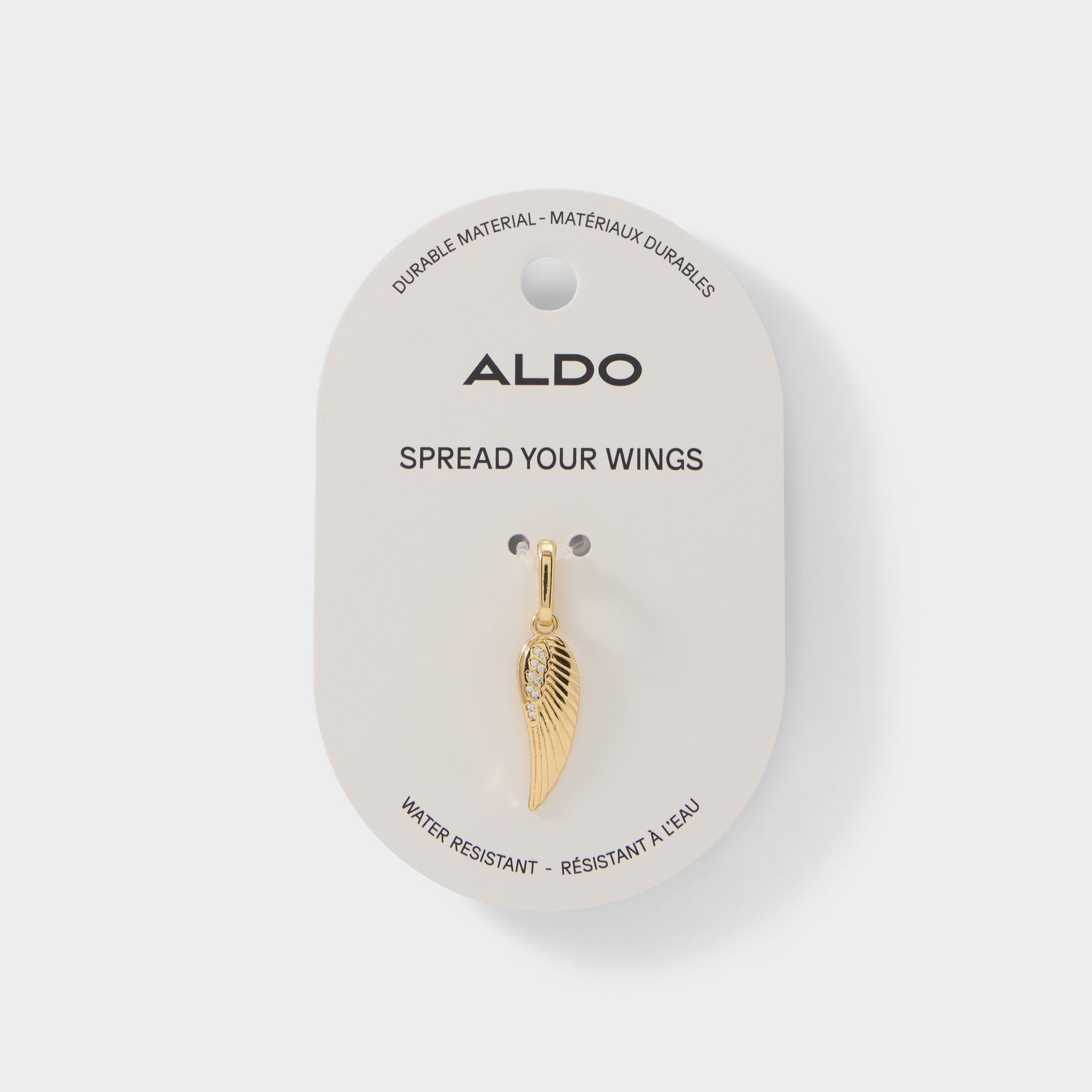 Aldo | Angelwing in Gold Clear Multi - Jewelry charm