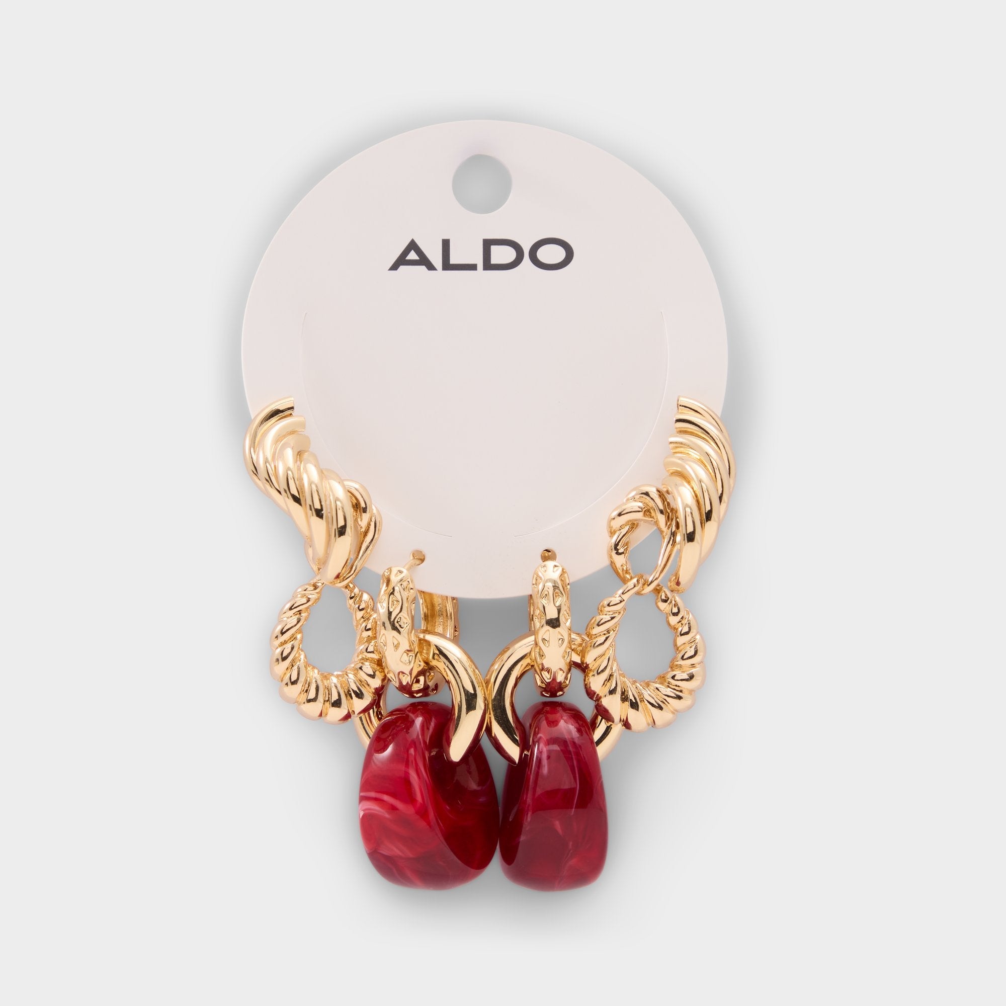 Aldo | Meloro in Bordo - Chandelier earrings