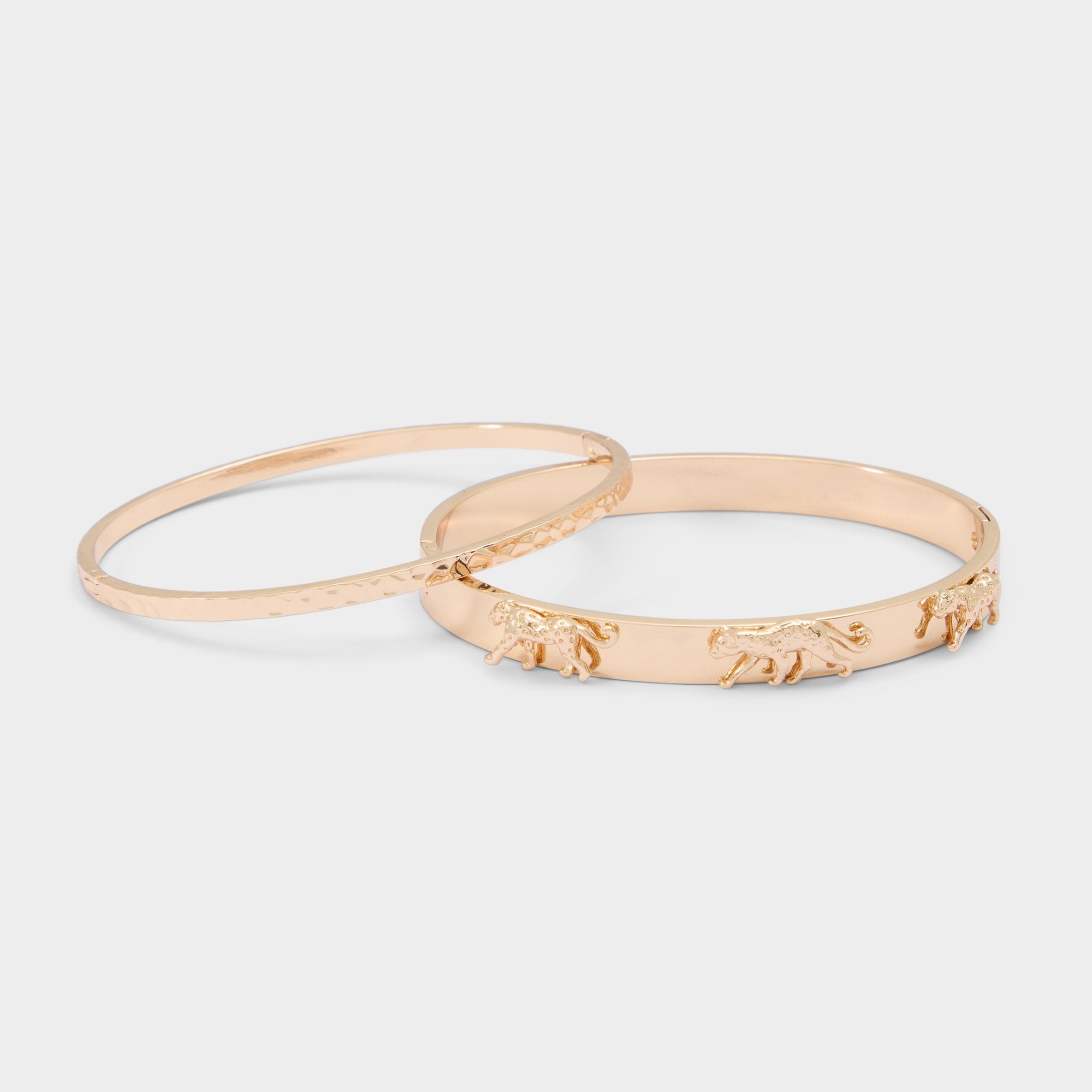 Aldo | Cheetahluxe in Gold - Bangle bracelet