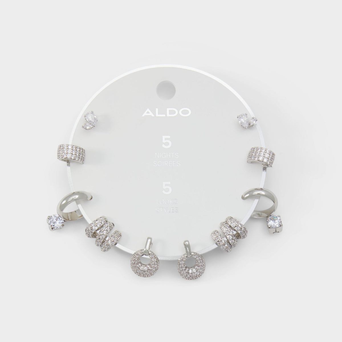 Aldo | Fivelooks Silver/Clear Multi Women's Cubic Zirconia - Earrings