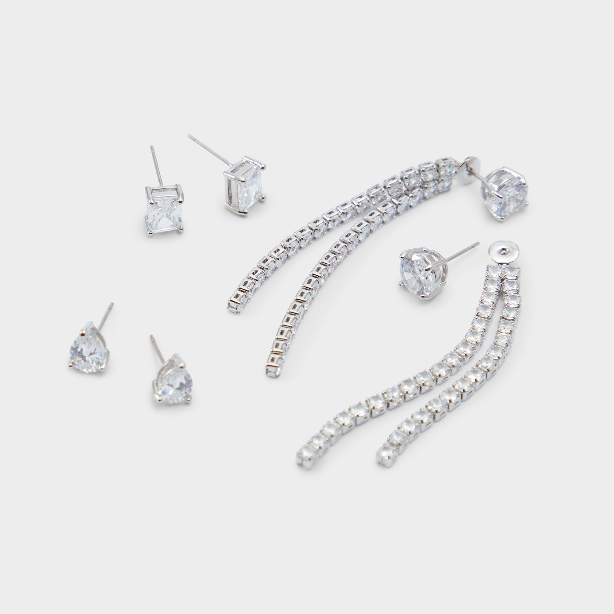 Aldo | Javenalia Silver/Clear Multi Women's Earrings - Earrings