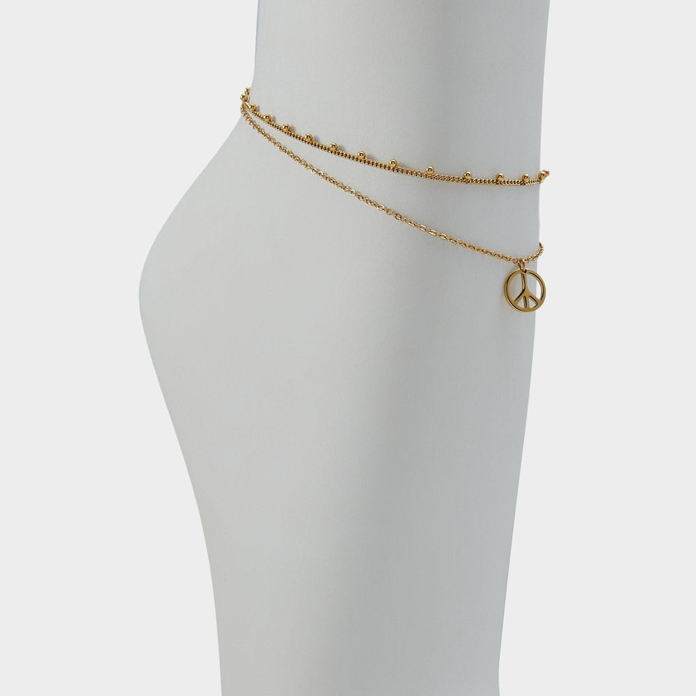 Aldo | Peacelove Gold Women's Stainless Steel - Anklet