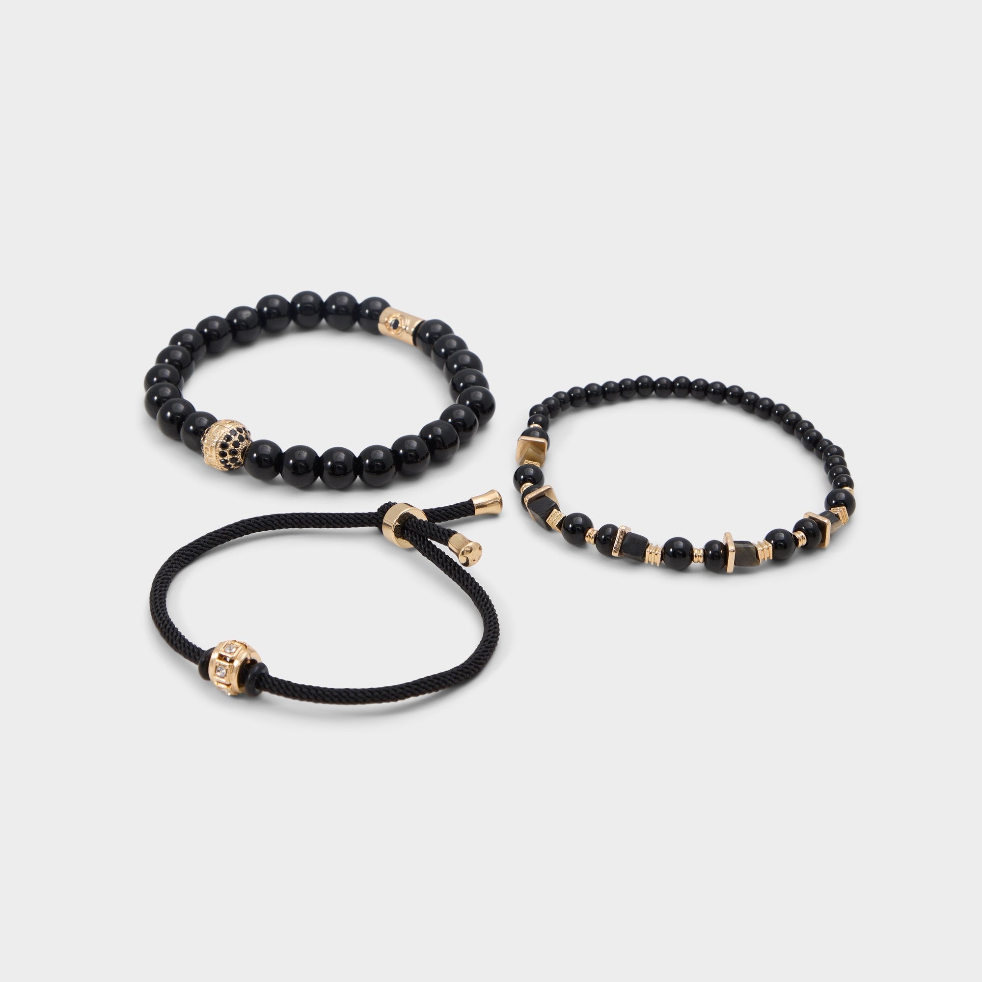 Aldo | Justin in Black Gold Multi - Bracelet