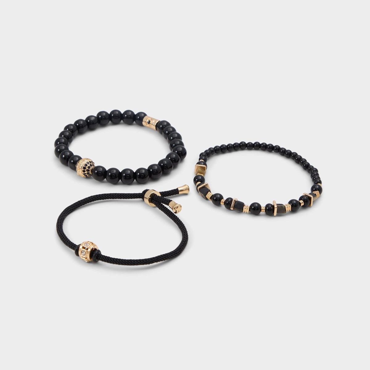 Aldo | Justin in Black Gold Multi - Bracelet