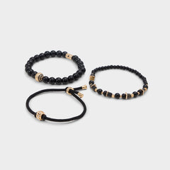 Aldo | Justin in Black Gold Multi - Bracelet