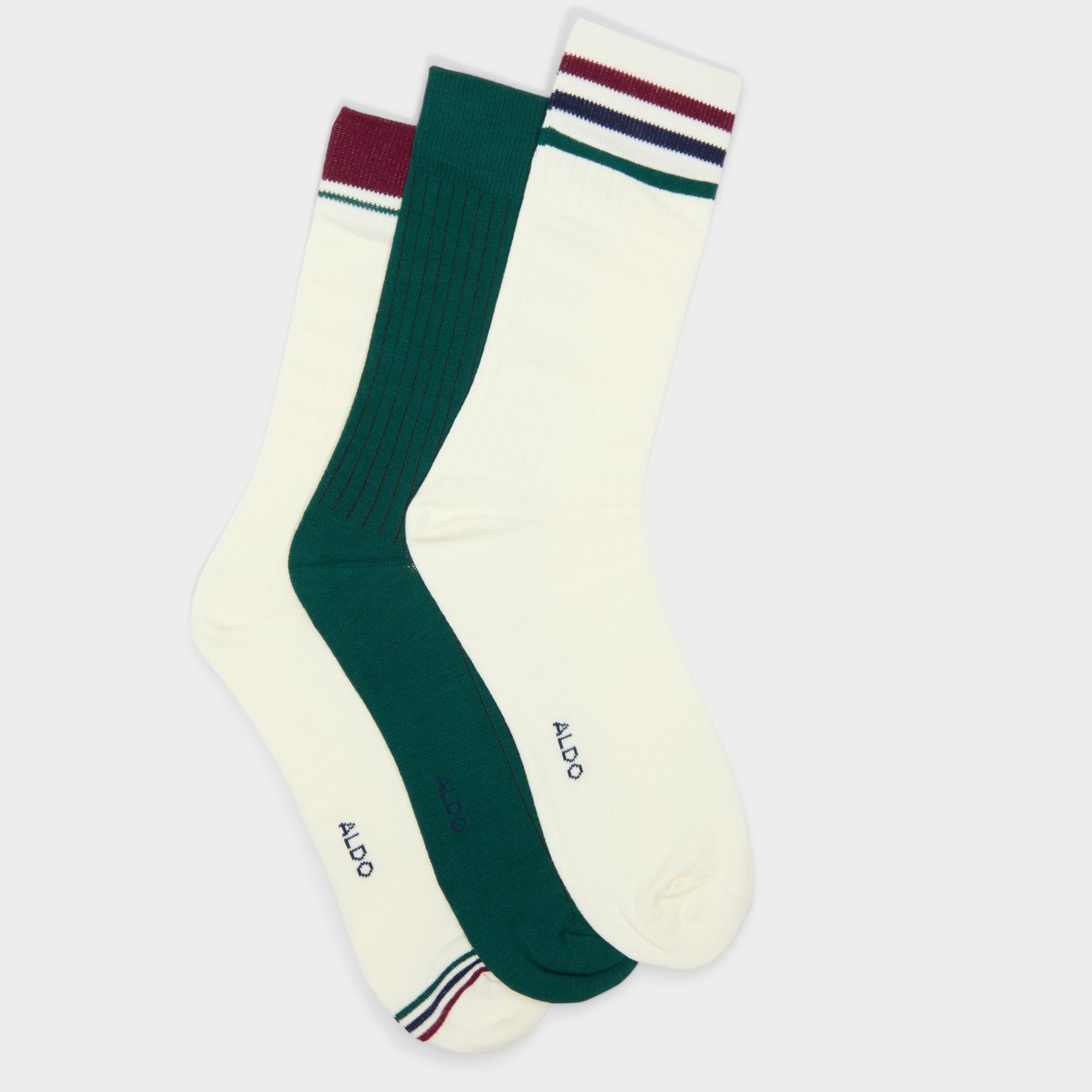 Aldo | Clubstripes Bordo Men's Socks - Crew socks