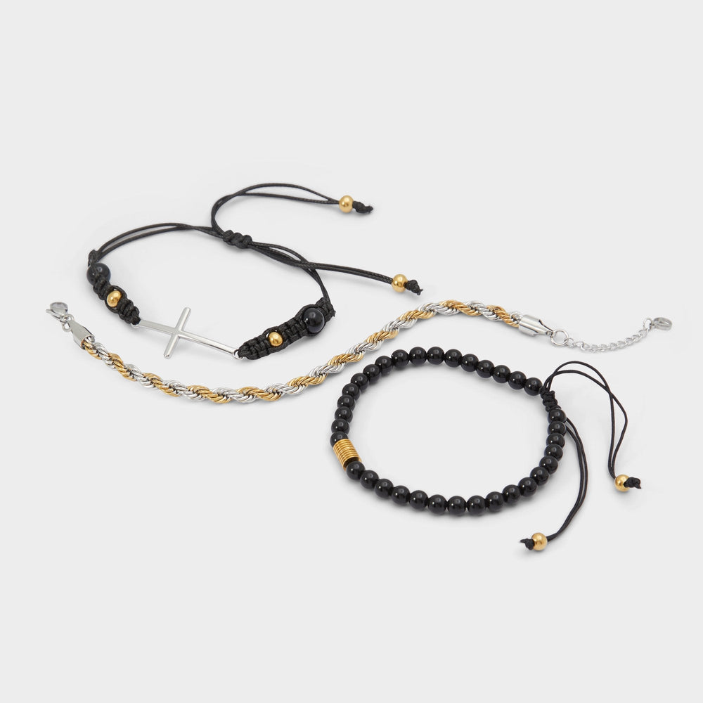 Aldo | Waoron Black/Gold Multi Men's Jewelry - Bracelet