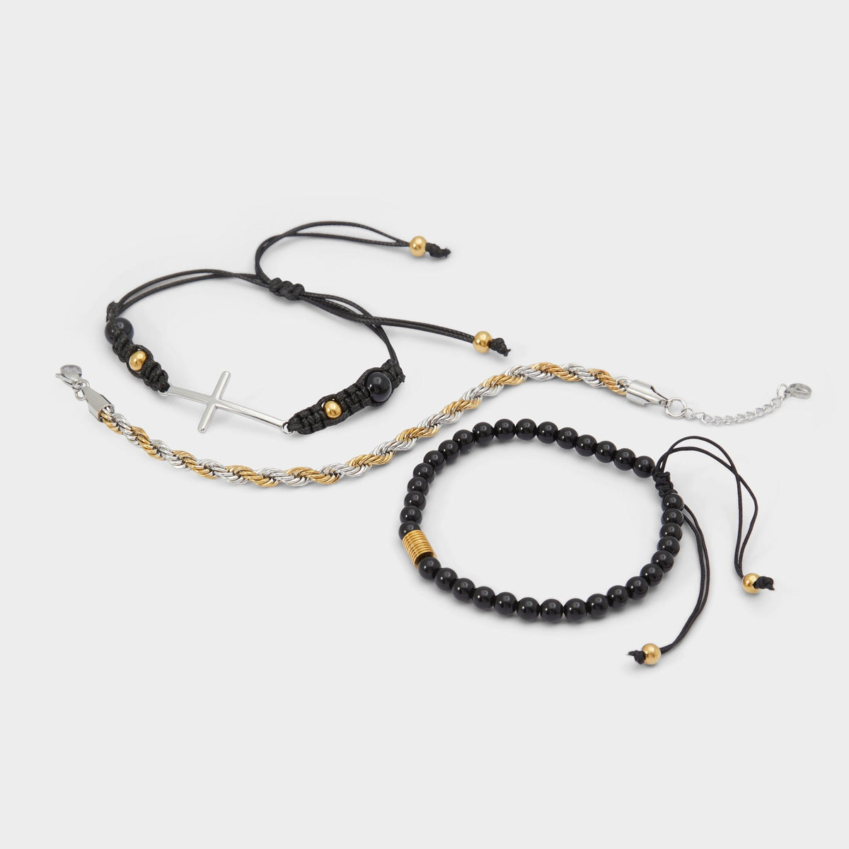 Aldo | Waoron Black/Gold Multi Men's Jewelry - Bracelet