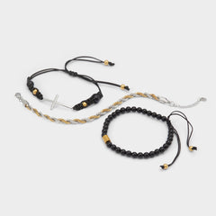Aldo | Waoron Black/Gold Multi Men's Jewelry - Bracelet